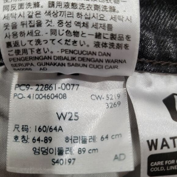 Levi's Wedgie Ankle Length Jeans Size 25 Rough Hems - Picture 7 of 11